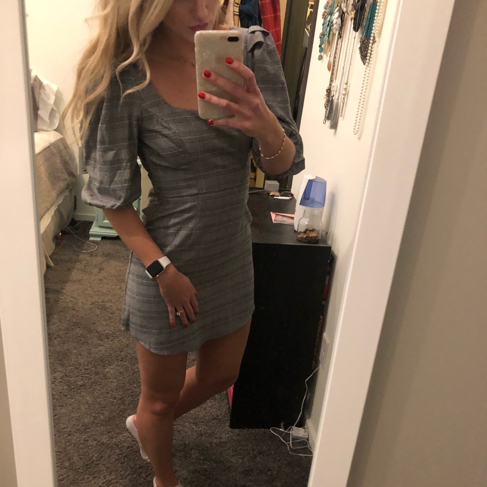 NWT! Adorable Angel Biba plaid dress!